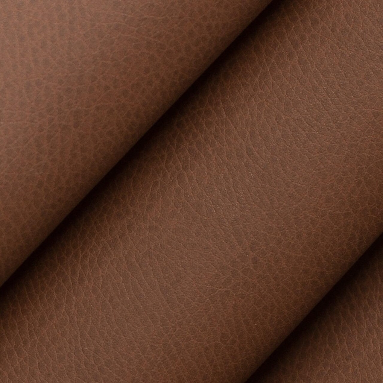 Brown Performance Grade Vinyl Plain Solid Upholstery Fabric by The Yard - SKU: Martha Terracotta